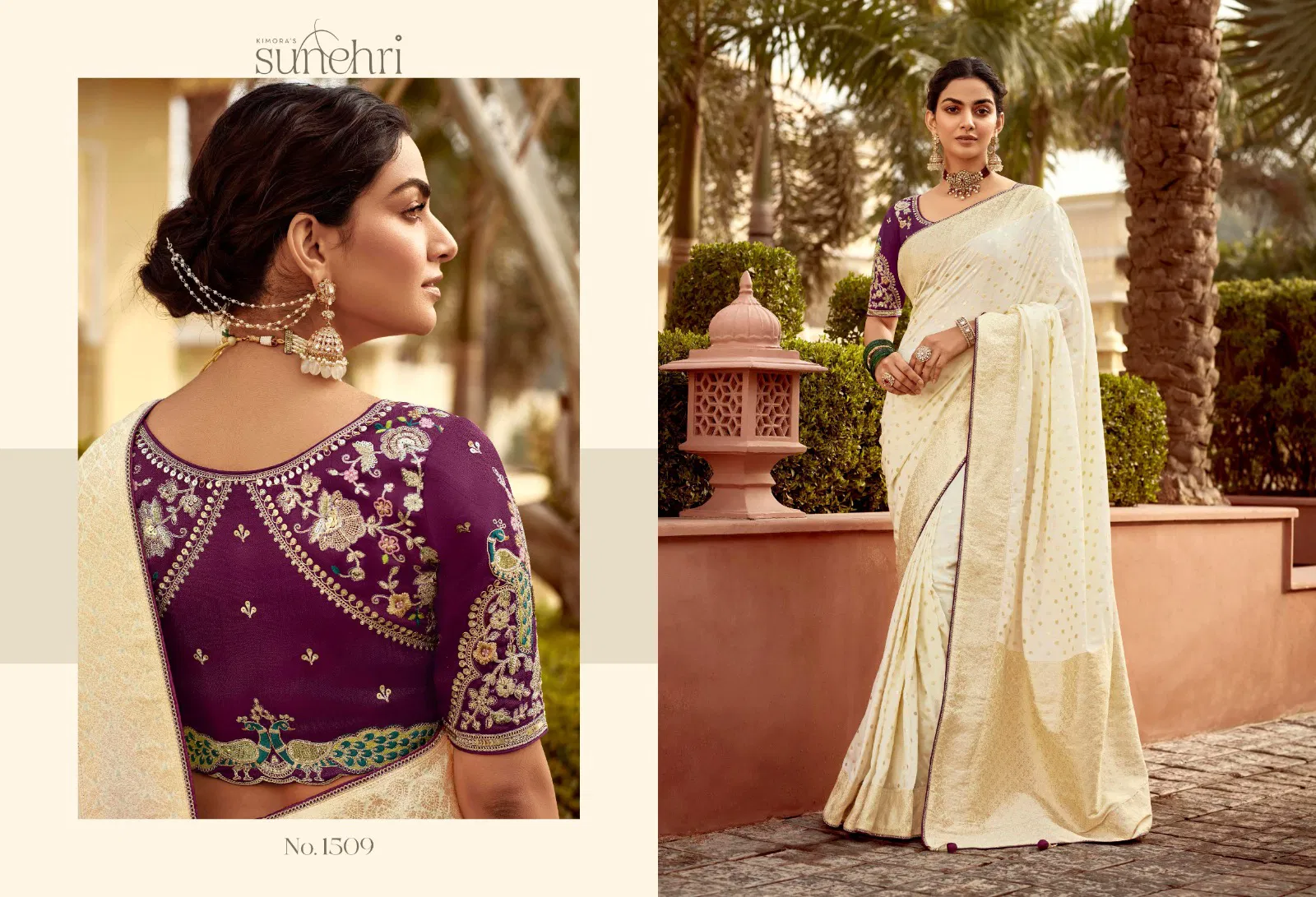 Rang Mahal By Kimora Dola Silk Wedding Wear Saree Wholesale Market In Surat
